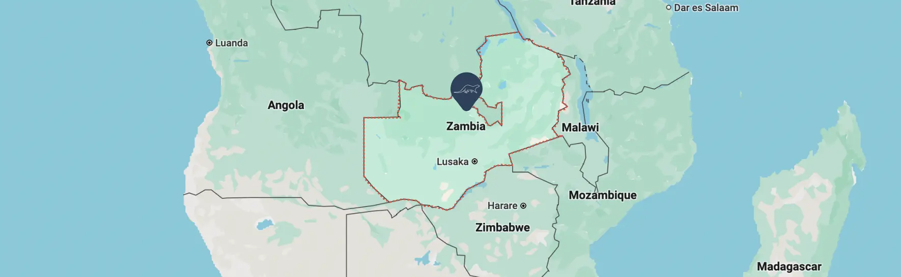 Map Zambia