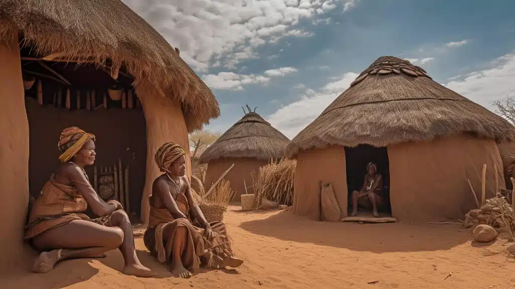 Namibia - traditional village